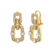 deBoulle Collection Door Knocker Diamond Earrings