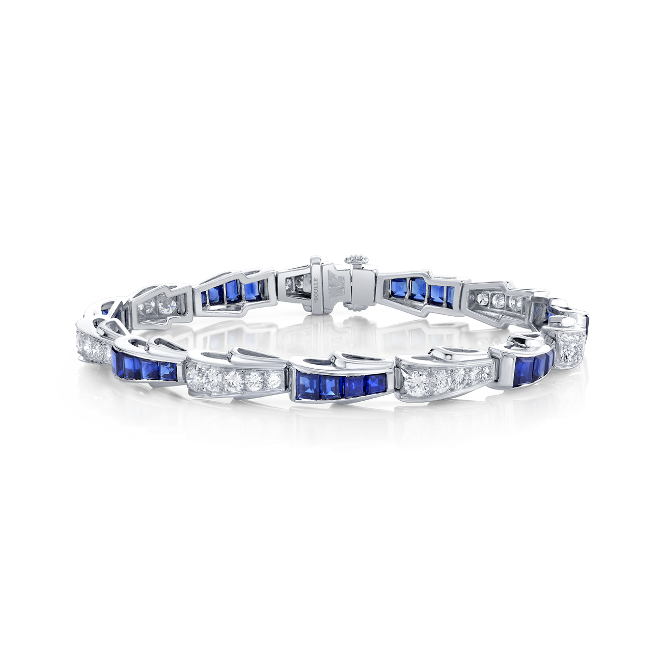 deBoulle Estate Collection Sapphire and Diamond Bracelet