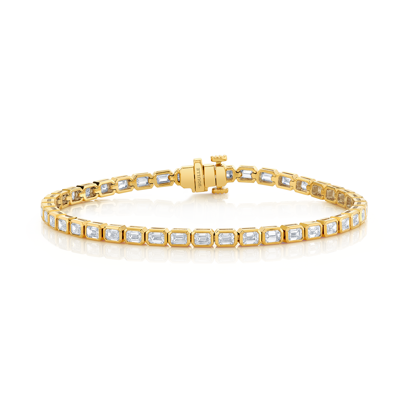 deBoulle Collection East West Diamond Bracelet in Yellow Gold