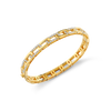 deBoulle Collection Pavé Link Diamond Bangle in Yellow Gold