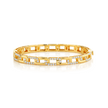 deBoulle Collection Pavé Link Diamond Bangle in Yellow Gold