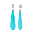 deBoulle High Jewelry Collection Turquoise Diamond Drop Earrings