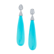 deBoulle High Jewelry Collection Turquoise Diamond Drop Earrings