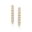 deBoulle Collection Everlasting Diamond Hoop Earrings