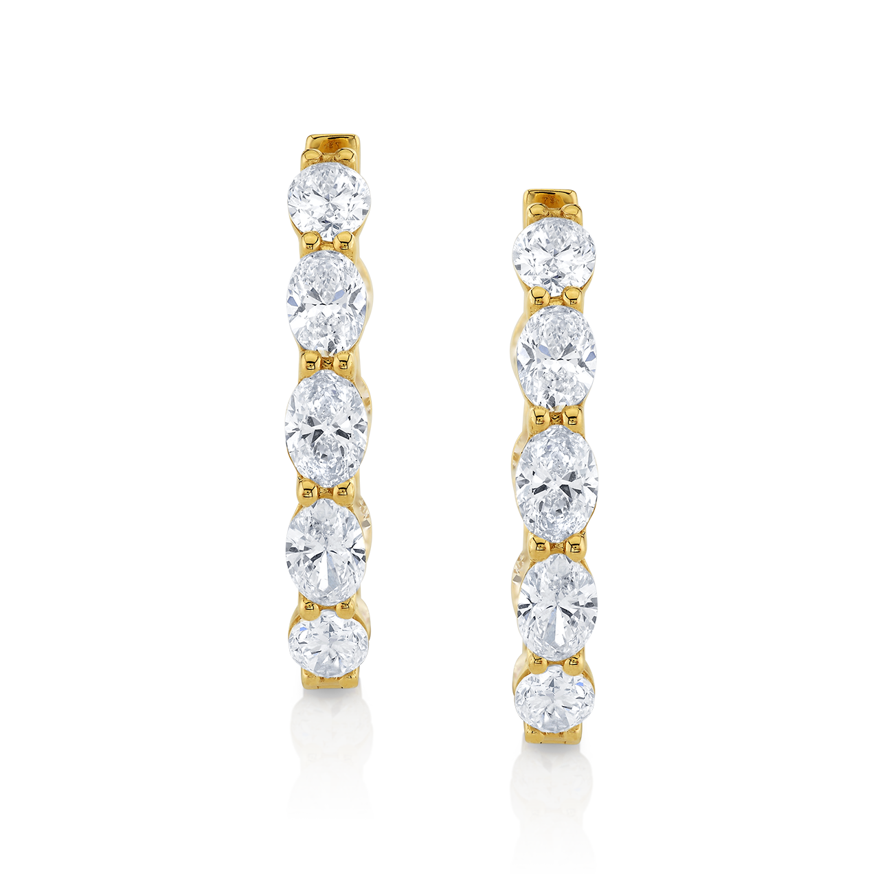 deBoulle Collection Timeless Oval Pair in Yellow Gold