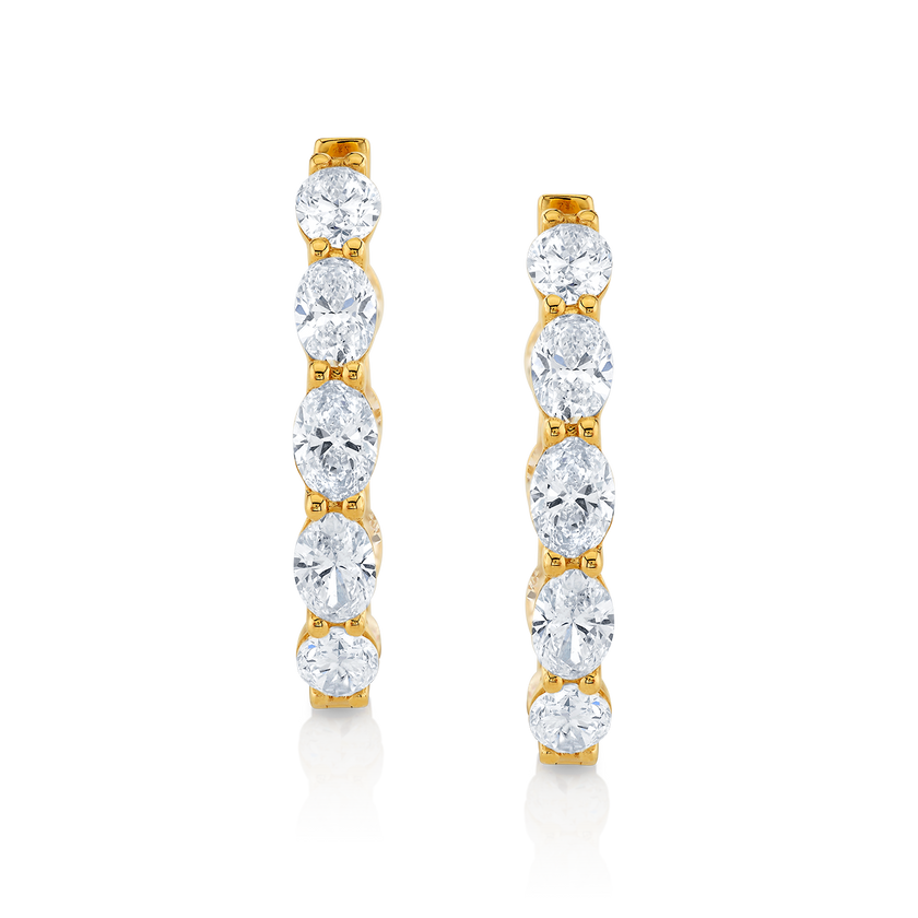 deBoulle Collection Timeless Oval Pair in Yellow Gold