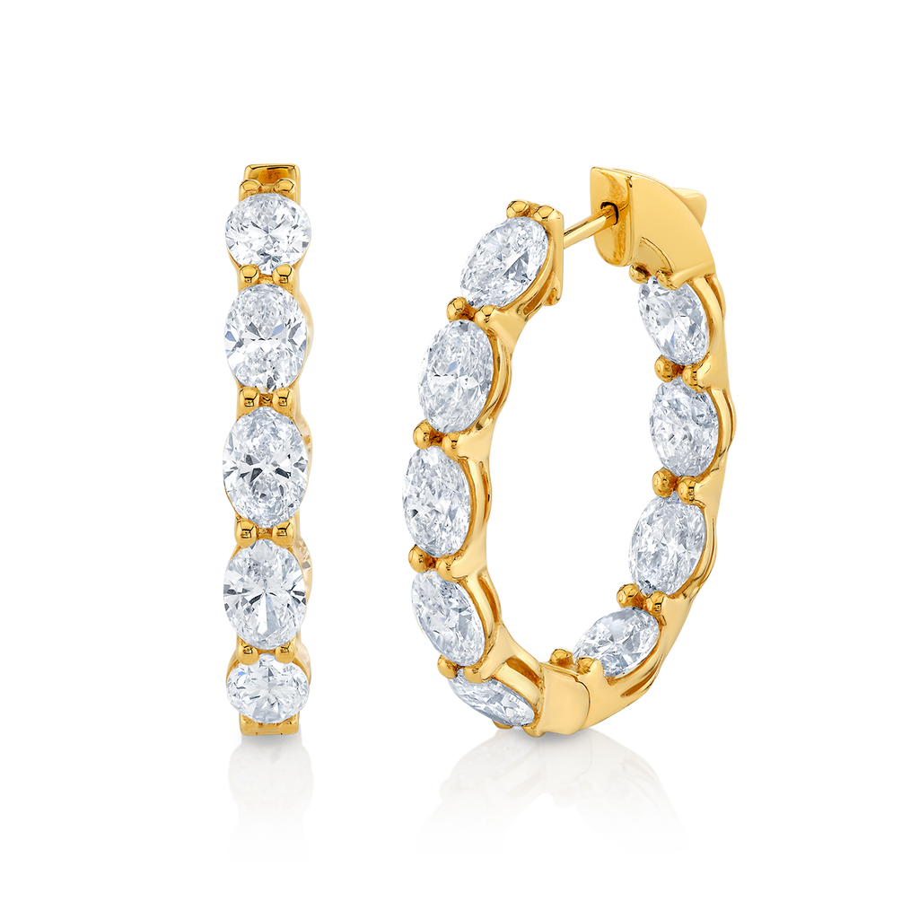 deBoulle Collection Timeless Oval Pair in Yellow Gold