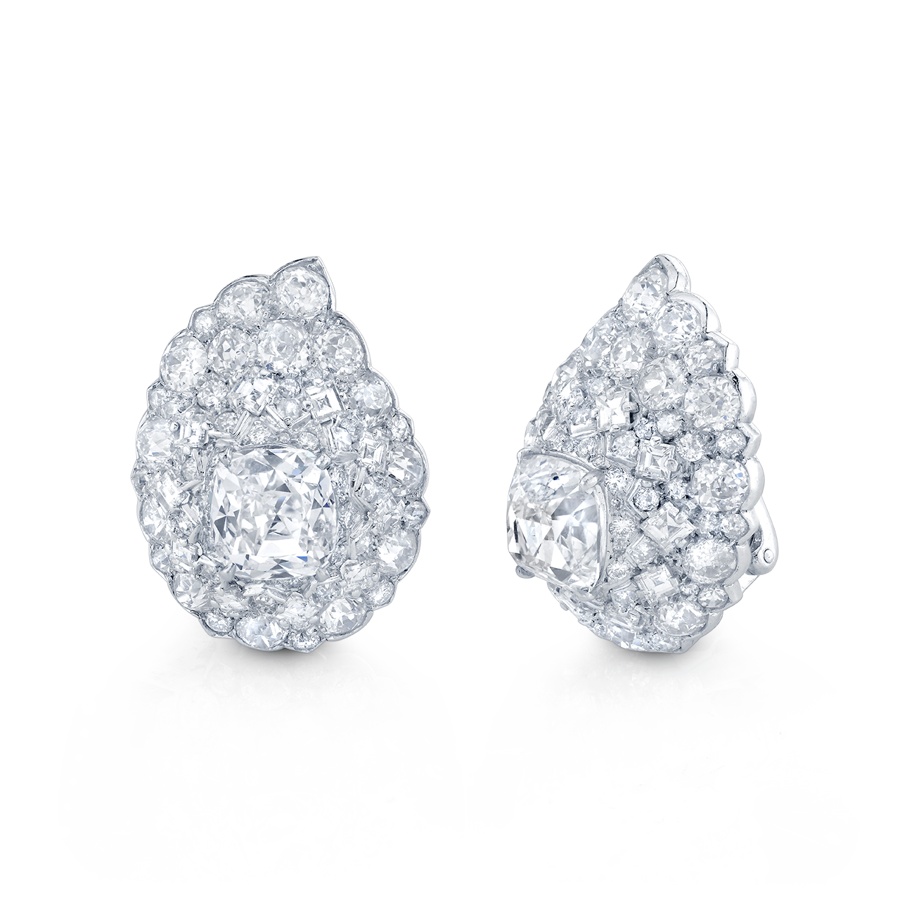 deBoulle Estate Collection Cartier Diamond Earrings