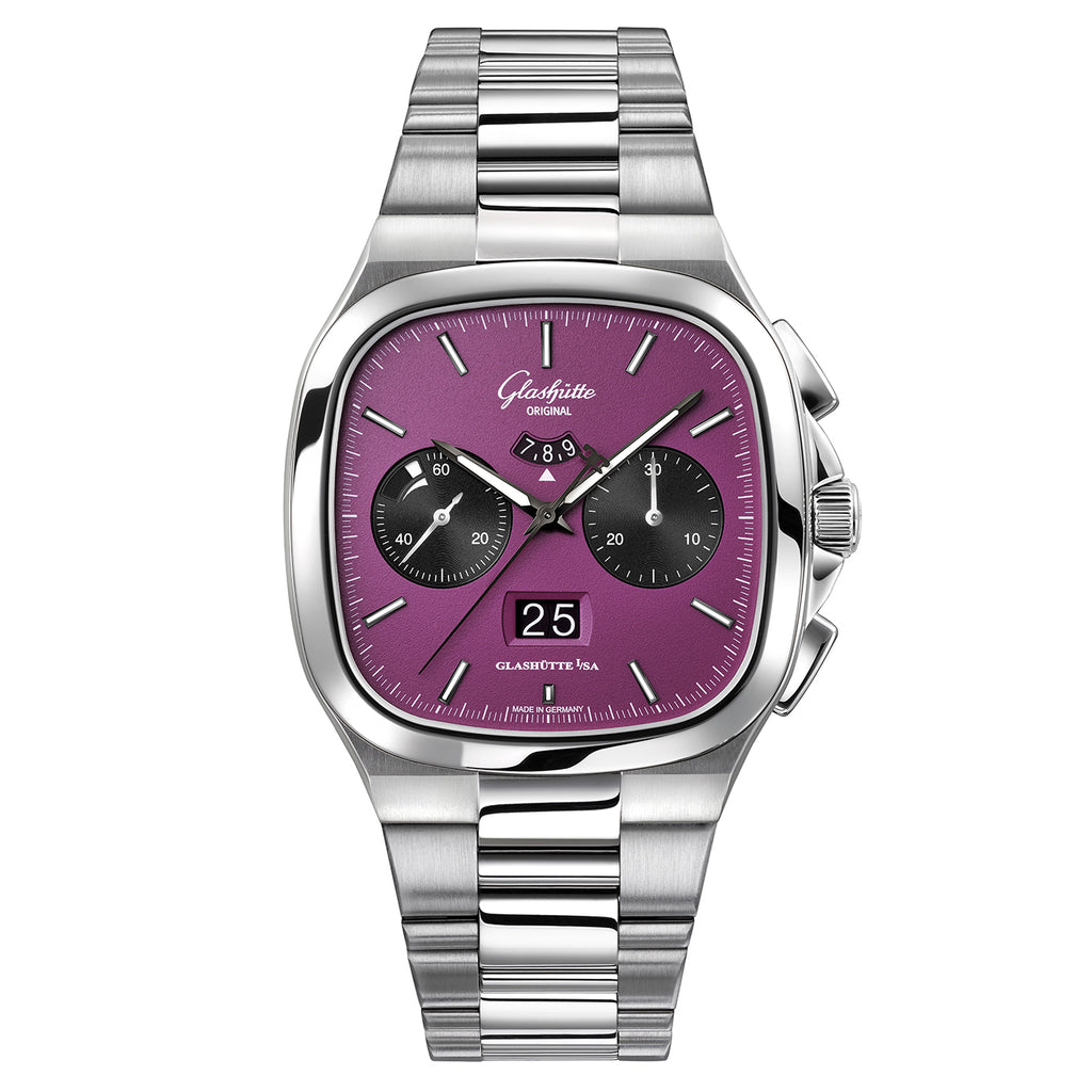 Glashütte Seventies Chronograph Panorama Date 1-37-02-20-02-70