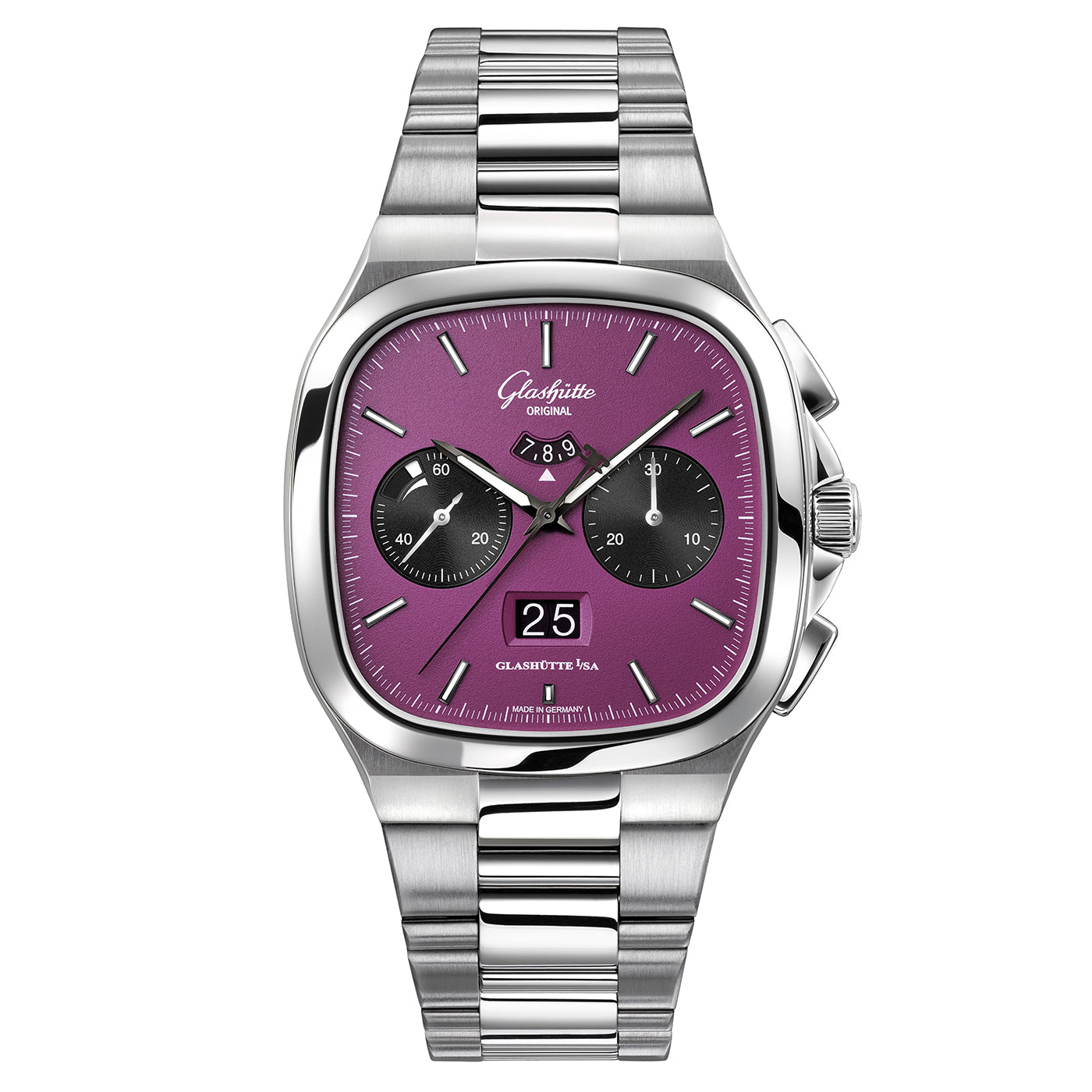 Glashütte Seventies Chronograph Panorama Date 1-37-02-20-02-70