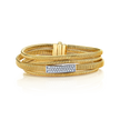 deBoulle Collection Tubogas Crossover Bracelet in Yellow Gold
