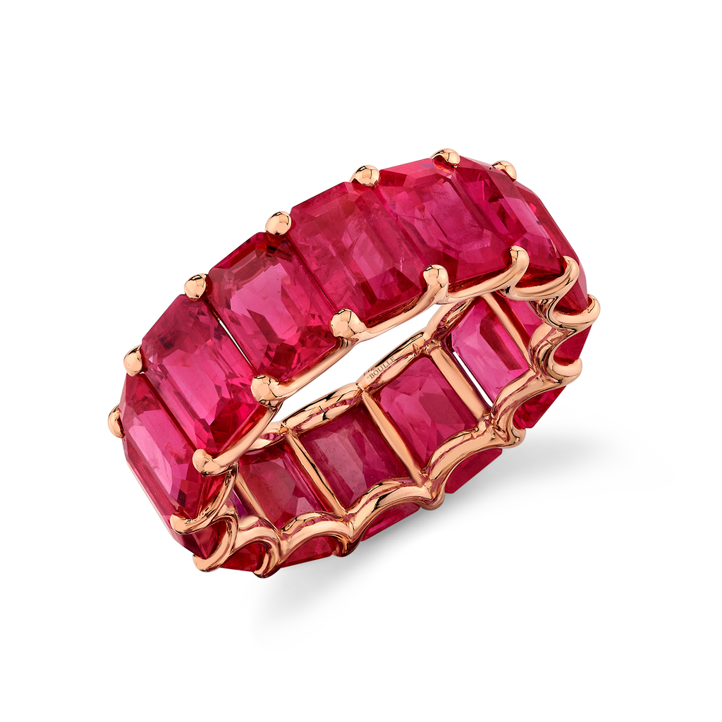 deBoulle High Jewelry Burmese Ruby Eternity Band