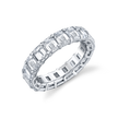 deBoulle Bridal Collection Emerald Cut Eternity Band