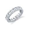 deBoulle Bridal Collection Emerald Cut Eternity Band