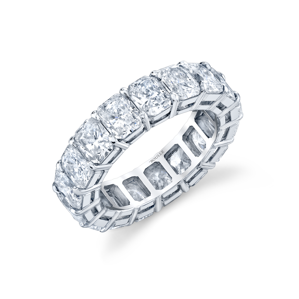 deBoulle Bridal Collection Radiant Cut Eternity Band