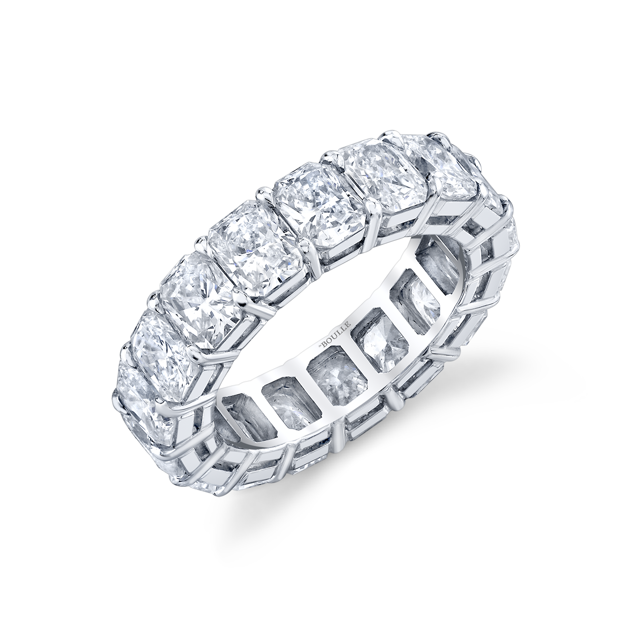 deBoulle Bridal Collection Radiant Cut Eternity Band