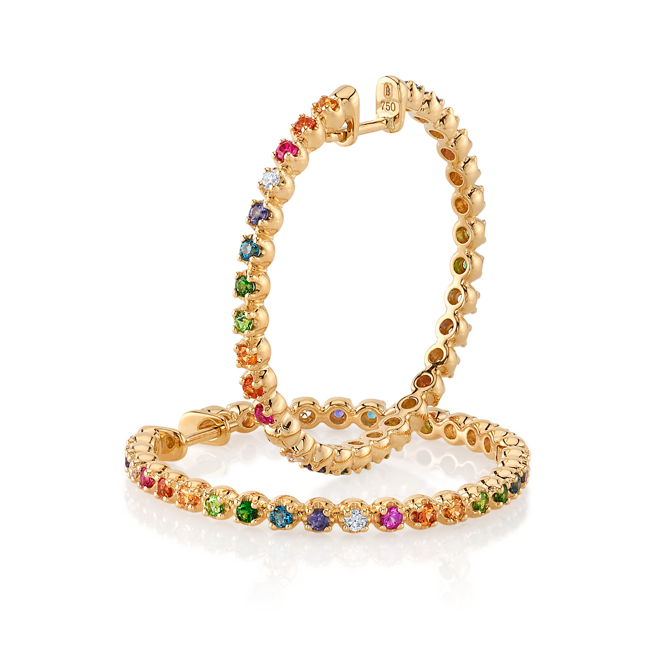 deBoulle Collection Over the Rainbow Hoops