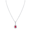 deBoulle Collection Ruby and Diamond Necklace