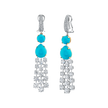 deBoulle High Jewelry Turquoise Diamond Earrings