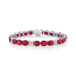 deBoulle Collection Ruby and Diamond Bracelet