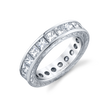 deBoulle Bridal Collection Eternity Princess Cut Band