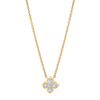 deBoulle Collection Pointed Clover Pendant in Yellow Gold