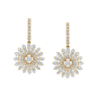 deBoulle Collection Daisy Earrings in Yellow Gold