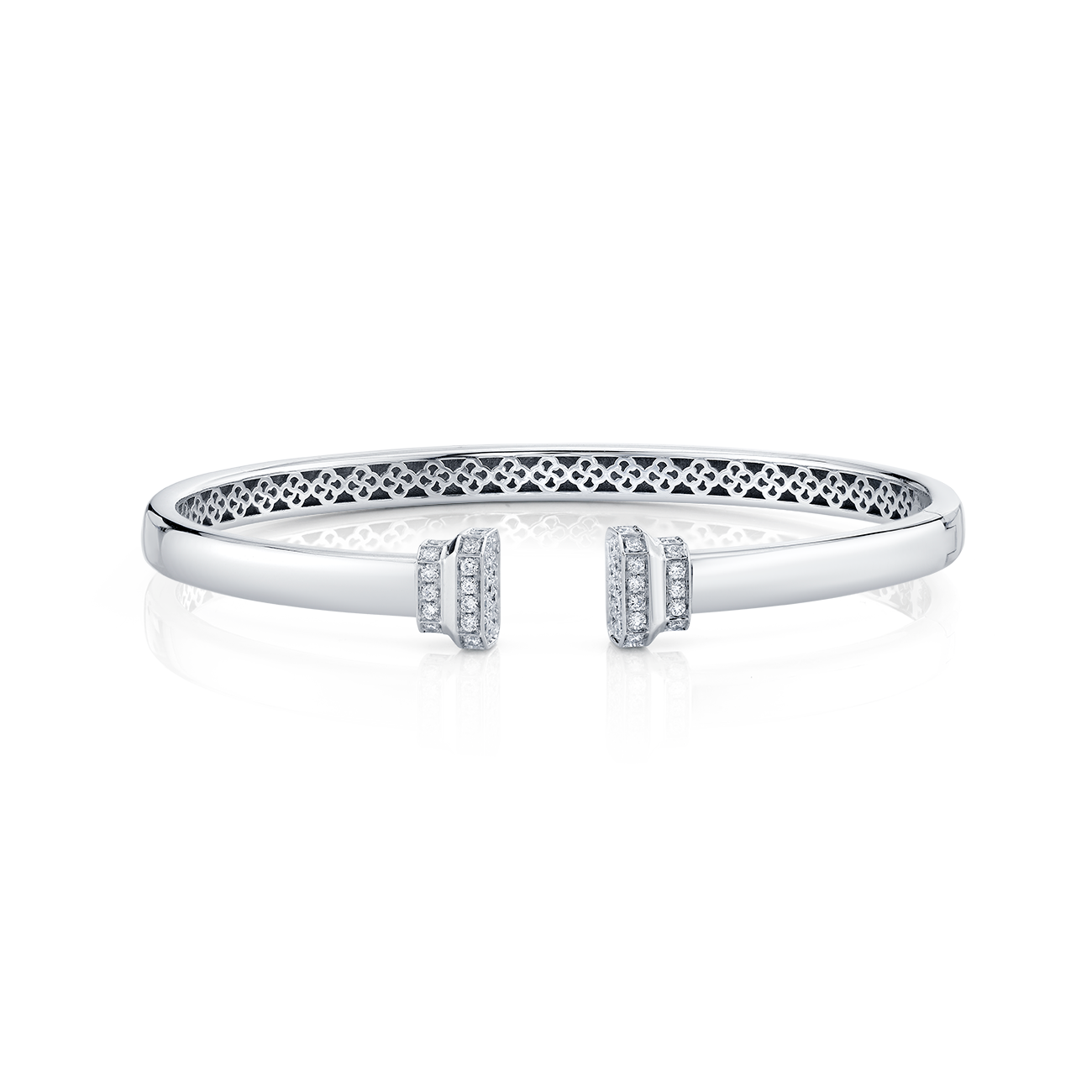 deBoulle Collection Signataire Open Cuff in White Gold