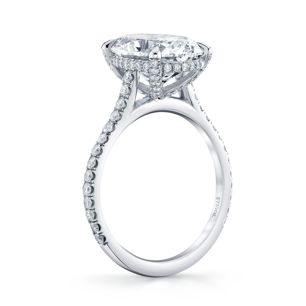 deBoulle High Jewelry Platinum Engagement Ring
