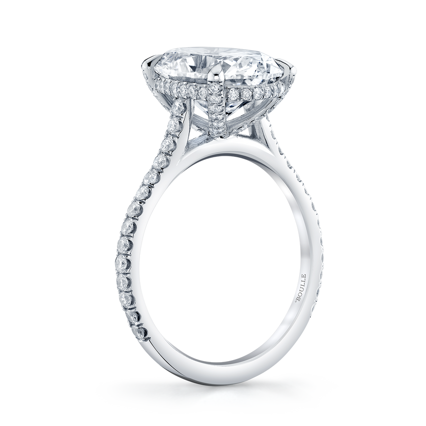 deBoulle High Jewelry Platinum Engagement Ring