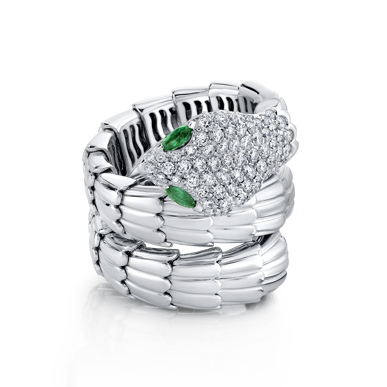 deBoulle Collection Coiled Snake RIng