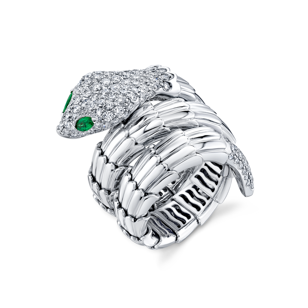 deBoulle Collection Coiled Snake RIng