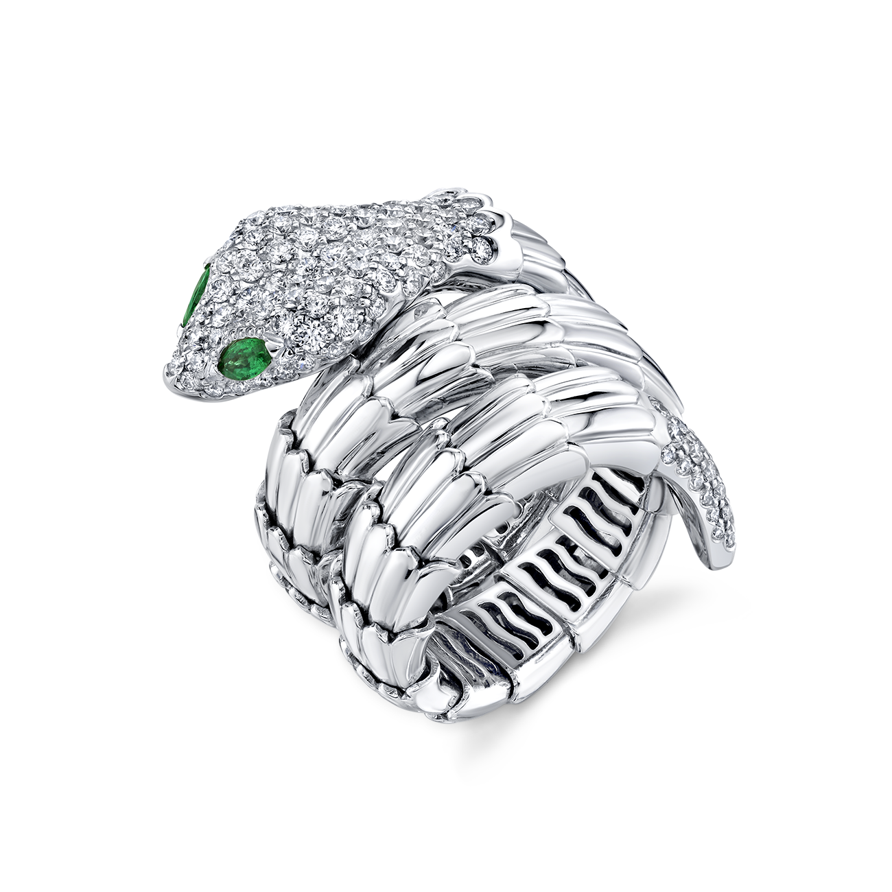 deBoulle Collection Coiled Snake RIng