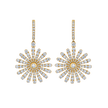 deBoulle Collection Daisy Earrings in Yellow Gold