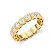 deBoulle Collection Emerald Cut Diamond Band