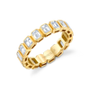 deBoulle Collection Emerald Cut Diamond Band