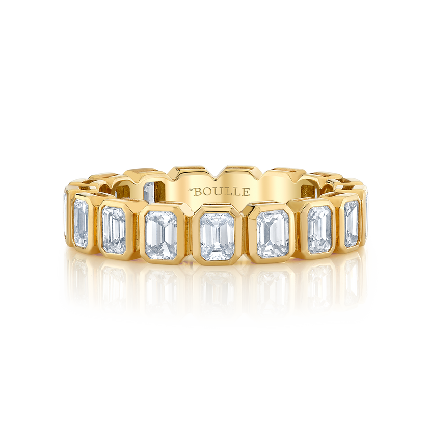 deBoulle Collection Emerald Cut Diamond Band