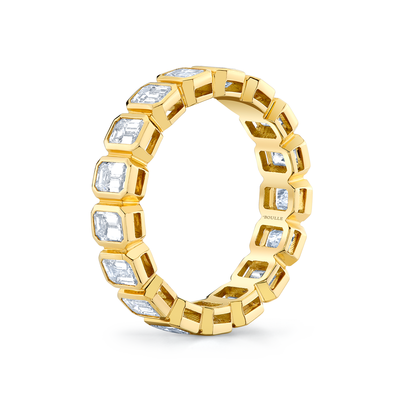 deBoulle Collection Emerald Cut Diamond Band