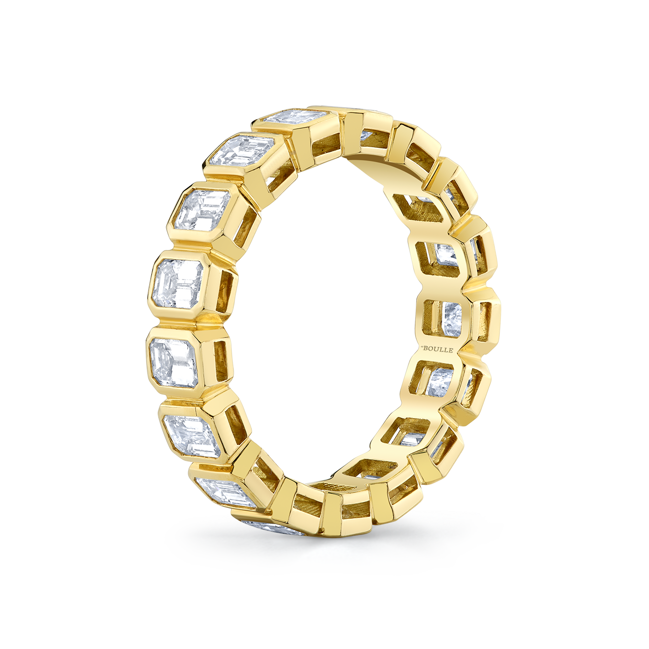 deBoulle Collection Emerald Cut Diamond Band