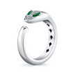 deBoulle Collection Serpentine Wrap Emerald Ring