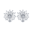 deBoulle Collection Sparkler Earrings in White Gold