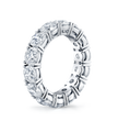 deBoulle Bridal Collection Round Eternity Band in White Gold