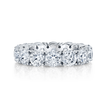deBoulle Bridal Collection Round Eternity Band in White Gold