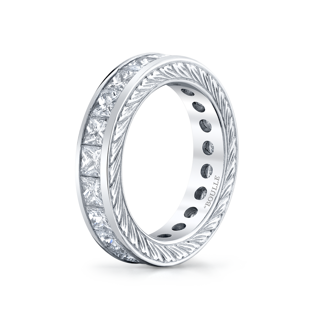 deBoulle Bridal Collection Eternity Princess Cut Band