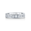 deBoulle Bridal Collection Eternity Princess Cut Band