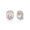 deBoulle Collection Morganite and Diamond Earrings