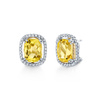 deBoulle Collection Heliodor and Diamond Earrings