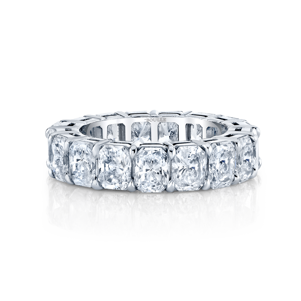 deBoulle Bridal Collection Radiant Cut Eternity Band