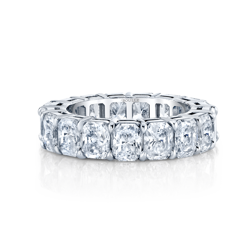 deBoulle Bridal Collection Radiant Cut Eternity Band