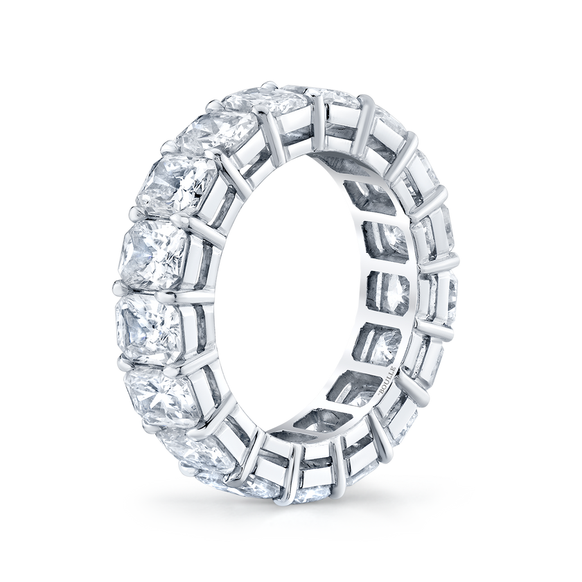 deBoulle Bridal Collection Radiant Cut Eternity Band